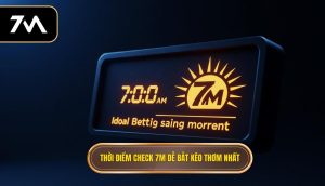 Thời điểm check 7M dễ bắt kèo thơm nhất