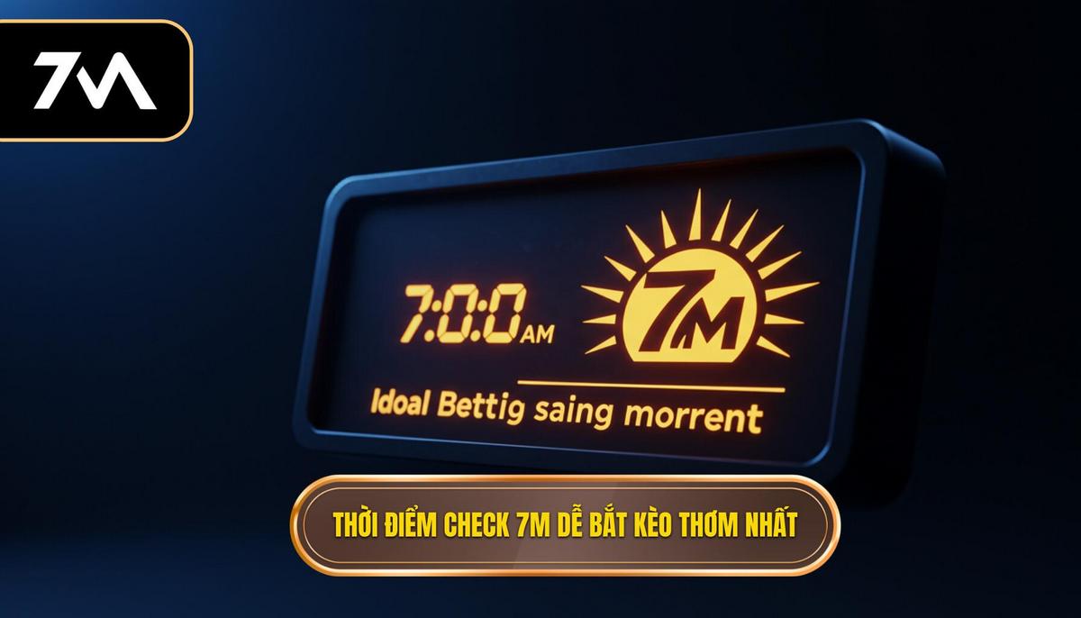 Thời điểm check 7M dễ bắt kèo thơm nhất
