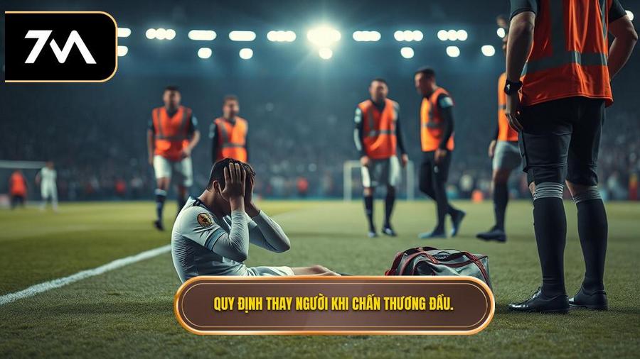 Tại sao cần có quy định riêng về thay người khi có cầu thủ bị chấn thương vùng đầu?