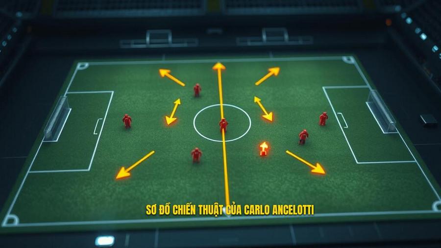 Phân tích chi tiết các giai đoạn trong Chiến thuật Carlo Ancelotti