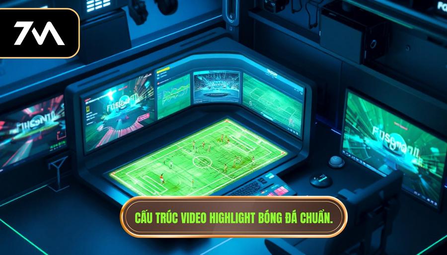 Cấu trúc video highlight bóng đá chuẩn.