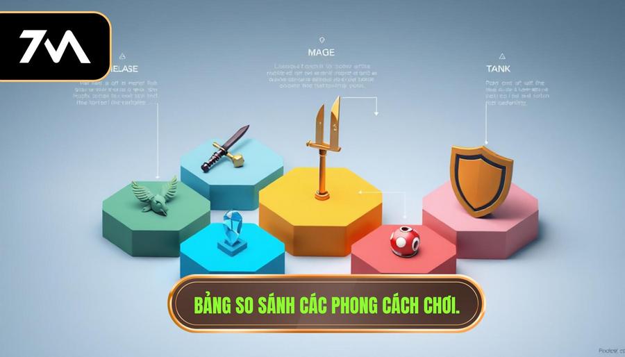 Bảng so sánh các phong cách chơi.